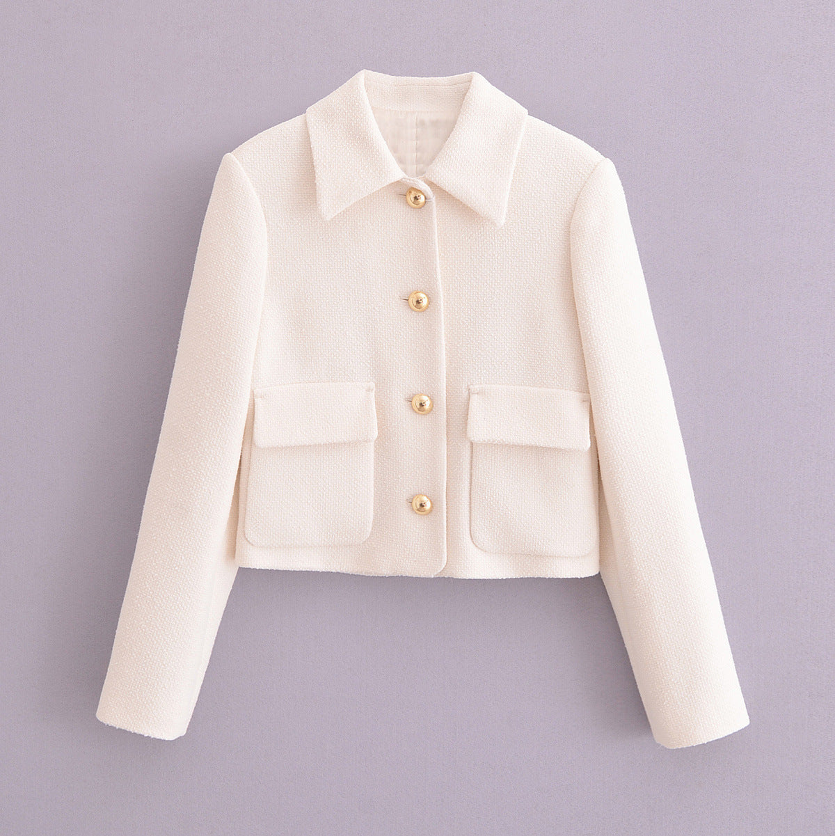 Tweed Coat For Skirt Outfit Women