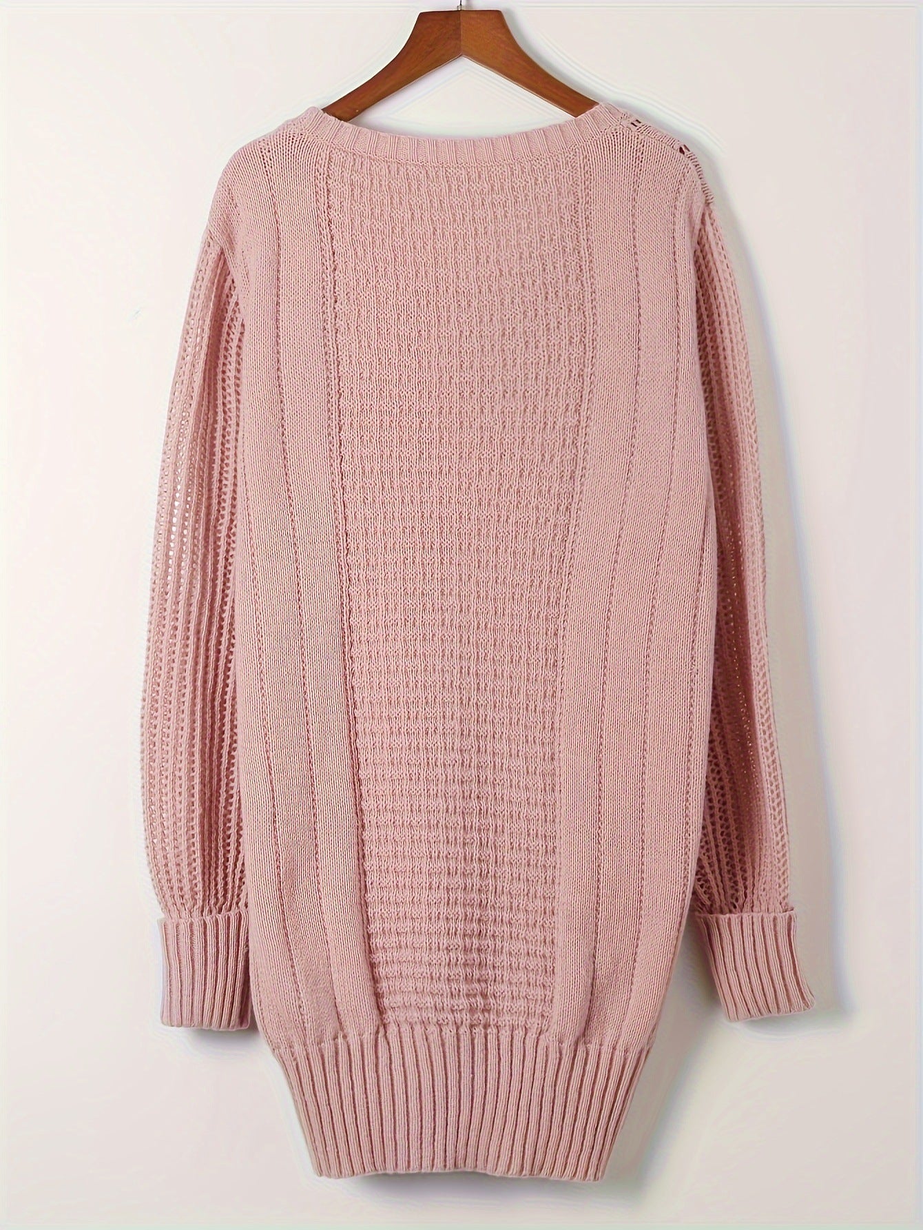 Everyday Elegance Women's Soft Long Sleeve Knit Dress