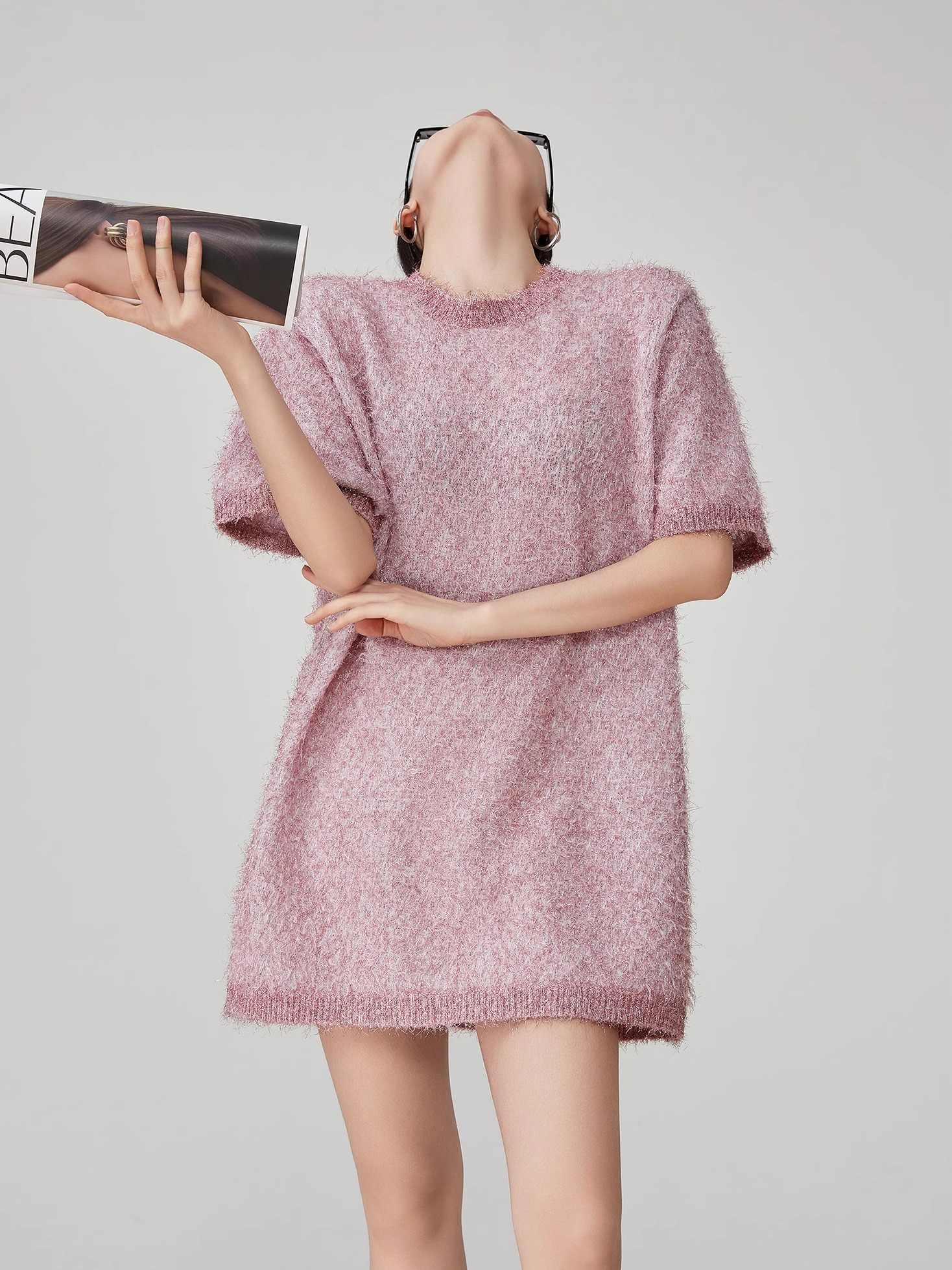 Women's Short Sleeved Knit Dress